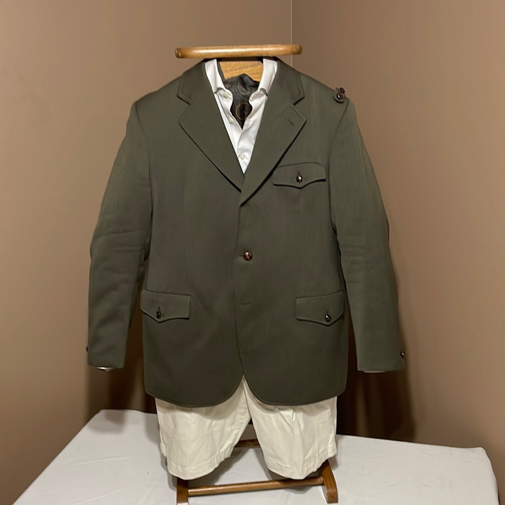 Men's Military Field Jacket - Olive Green